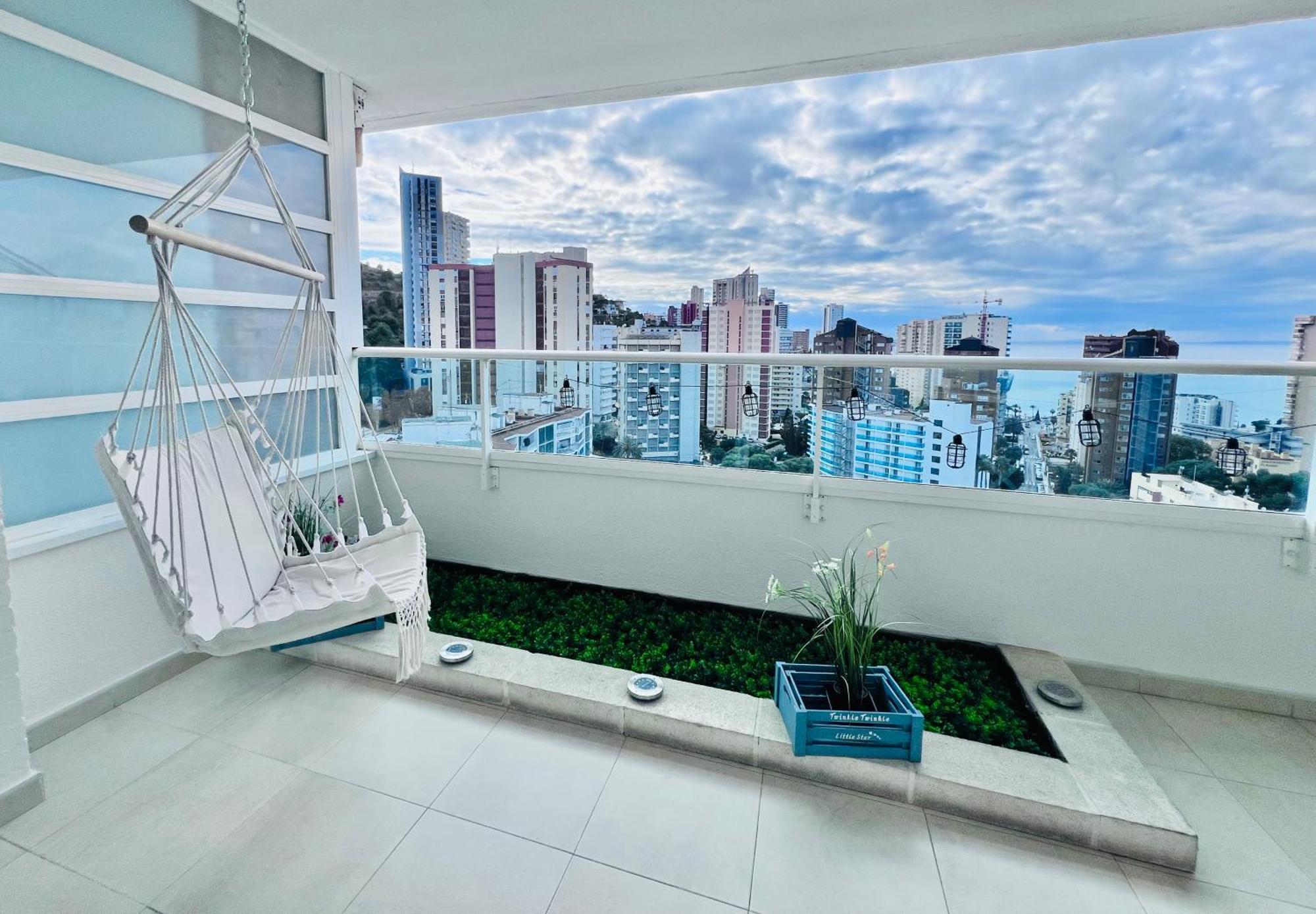 Ferienwohnung Sea View Penthouse! Benidorm Exterior foto